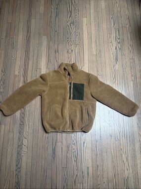 Cotton On Garments XL Brown Teddy Zip Up Jacket